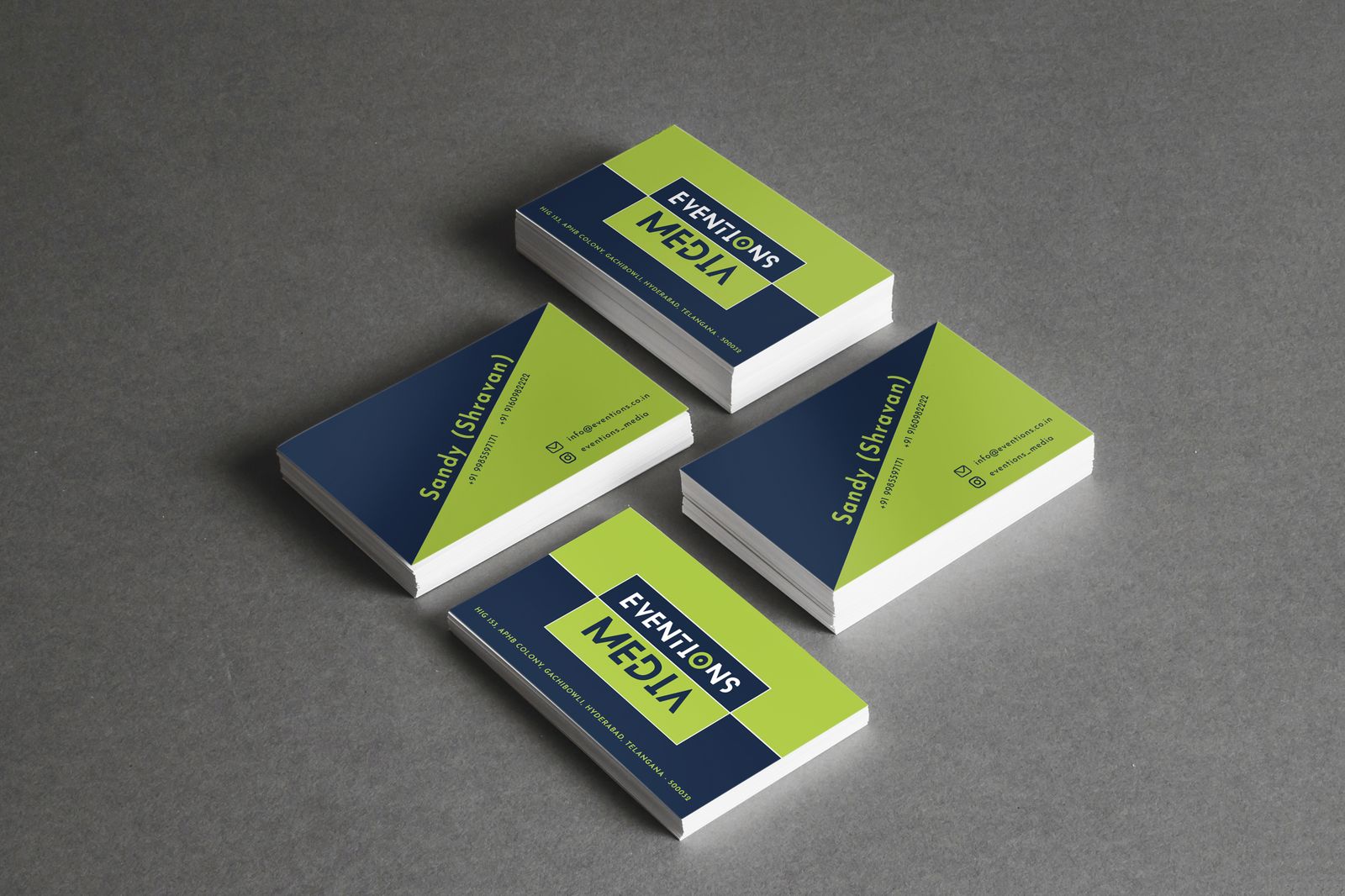 Eventions Media Business Card